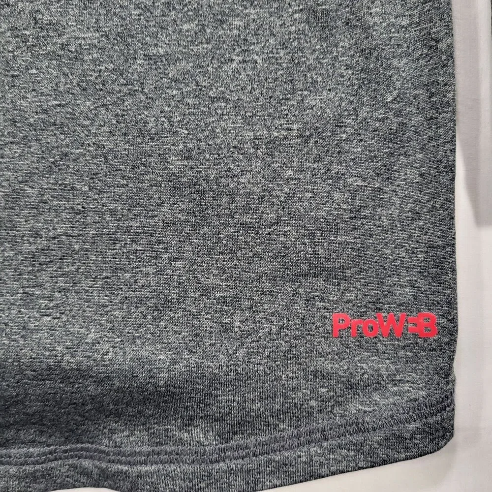 Spyder Active Proweb Men's‎ Medium 1/4 Zip Gray Long Sleeve Pullover